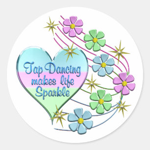 Sticker Rond Tap Dancing Sparkings