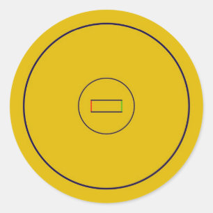 Sticker Rond Tapis de lutte