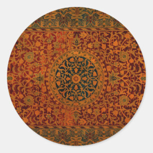 Sticker Rond Tapisserie William Morris Tapisserie tapis