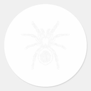 Sticker Rond Tarantula énorme araignée Phobia Costume d'Hallowe