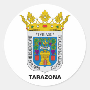Sticker Rond Tarazona (Aragon, Espagne), blason