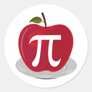 Sticker Rond Tarte à la pomme