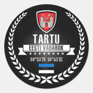 Sticker Rond Tartu