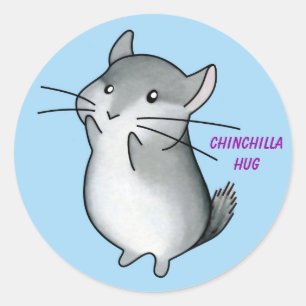 Sticker Rond Tasse de Chinchilla