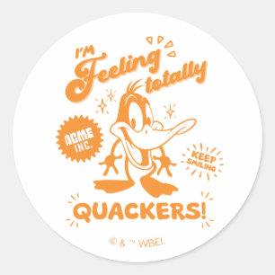 Sticker Rond Tasty Retro DAFFY DUCK™