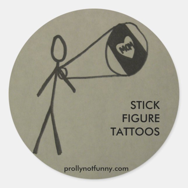 STICKER ROND TATOS DE FIGURE DE COUPE (Devant)