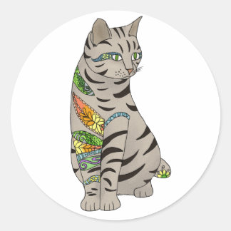 Sticker Rond Tatouage