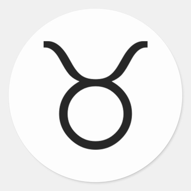 Sticker Rond Taurus (Devant)
