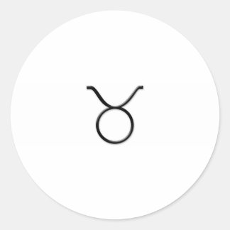 Sticker Rond Taurus - Symbole zodiaque