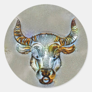 Sticker Rond Taurus Venise