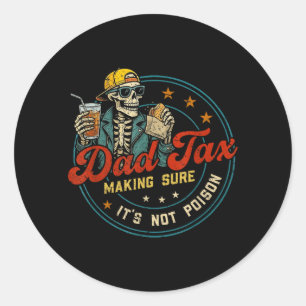 Sticker Rond Taxe parentale pour s'assurer que ce n'est pas emp