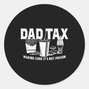 Sticker Rond Taxes pour s'assurer que ce n'est pas du poison (s