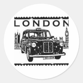 Sticker Rond Taxi de Londres
