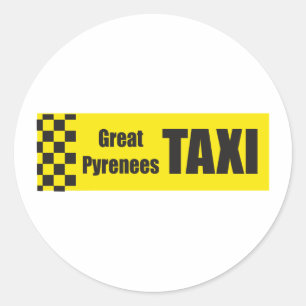 Sticker Rond Taxi des Grands Pyrénées