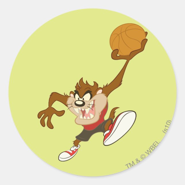 Sticker Rond TAZ™ sur votre visage (Devant)