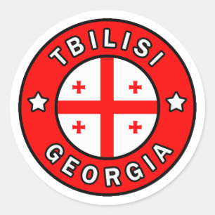 Sticker Rond Tbilissi Géorgie