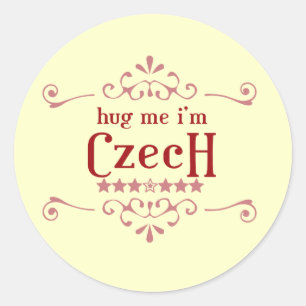 Sticker Rond tchèque