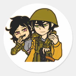 Sticker Rond Tchétchénie