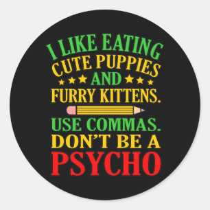 Sticker Rond Teacher Teach Student