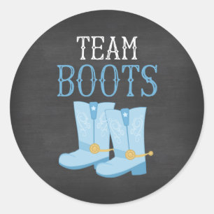Sticker Rond Team Boots Boy Genre Revey