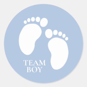 Sticker Rond Team Boy Genre RevezParty Décoration du jeu