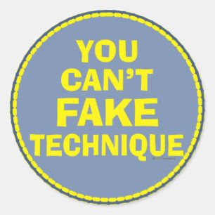 Sticker Rond Technique de danse Danse Dancer Can't Fake It Dans