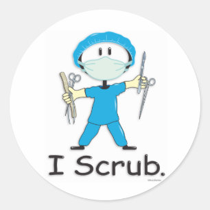 Sticker Rond Technologue chirurgical