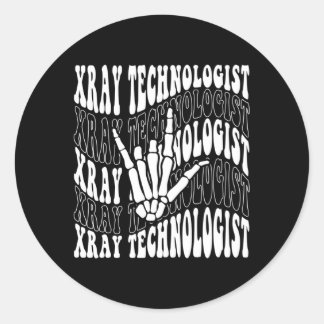 Sticker Rond Technologue Xray Pour Radiographe Ou Radiologie