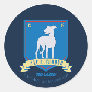 Sticker Rond Ted Lasso Logo de l'équipe AFC Richmond