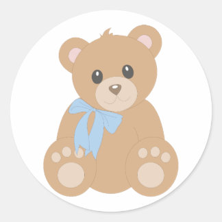 Sticker Rond « Teddy Bear » Boys for