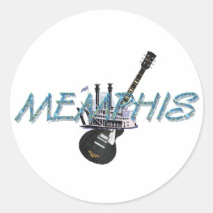 Sticker Rond TEE Memphis