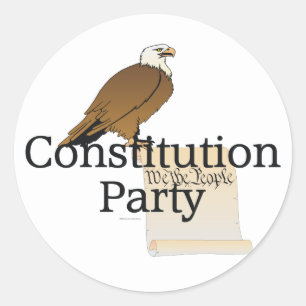 Sticker Rond TEE Parti de la Constitution