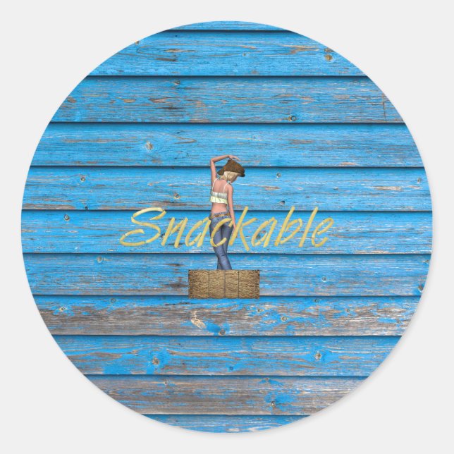 Sticker Rond TEE Snackable (Devant)