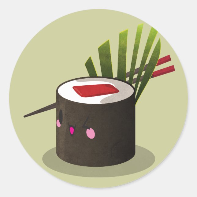 Sticker Rond Tekka Maki (Devant)