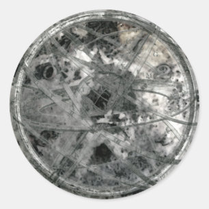 Sticker Rond Temps et espace surprenant