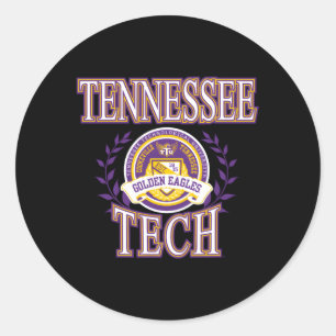 Sticker Rond Tennessee Tech Golden Eagles Laurels