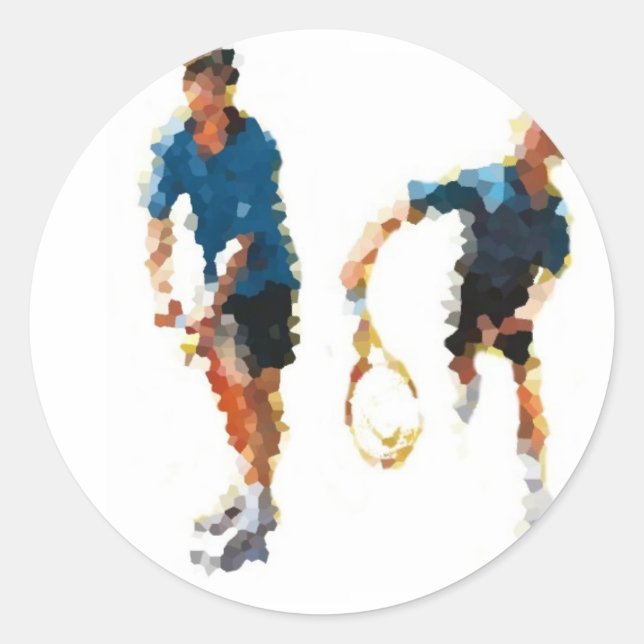 Sticker Rond Tennis (Devant)