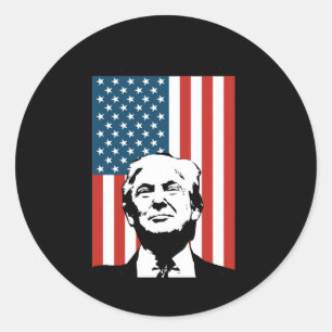 Sticker Rond Tentative de lancement de Trump 71324 Trump Sh