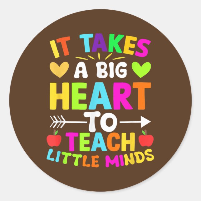 Sticker Rond Tenue de l'enseignant pour le Cool d'appréciation  (Devant)