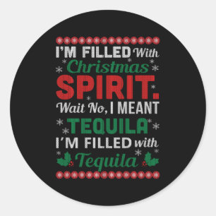 Sticker Rond Tequila laid pour