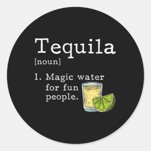 Sticker Rond Tequila Lover Cinco De Mayo Parti Mexicain Me Dons