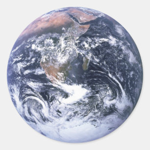 Sticker Rond Terre