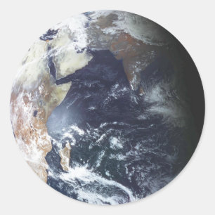 STICKER ROND TERRE DE LA PLANÈTE