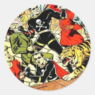 Sticker Rond Terreur noire #2