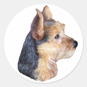 Sticker Rond Terrier australien HS