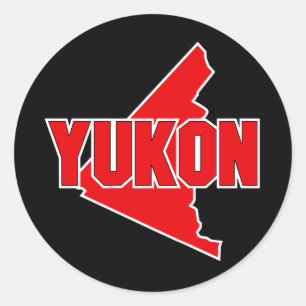 Sticker Rond Territoire de Yukon