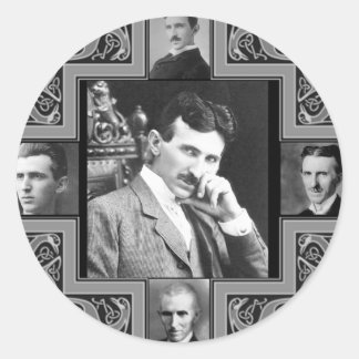 Sticker Rond Tesla Coil