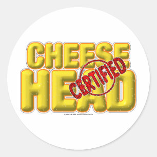 Sticker Rond Tête de fromage certifiée