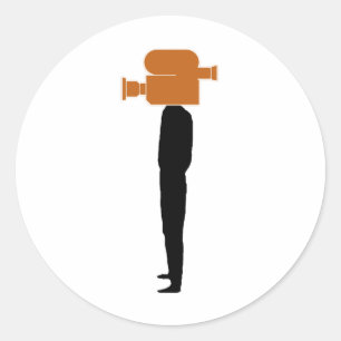 Sticker Rond tête vidéo - PNG