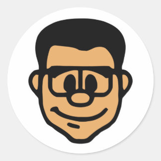 Sticker Rond TêteLockergnome